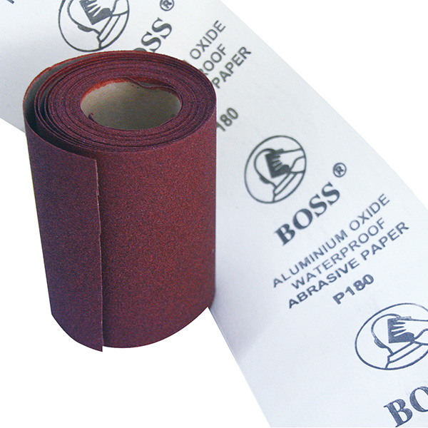 Resin sand paper roll